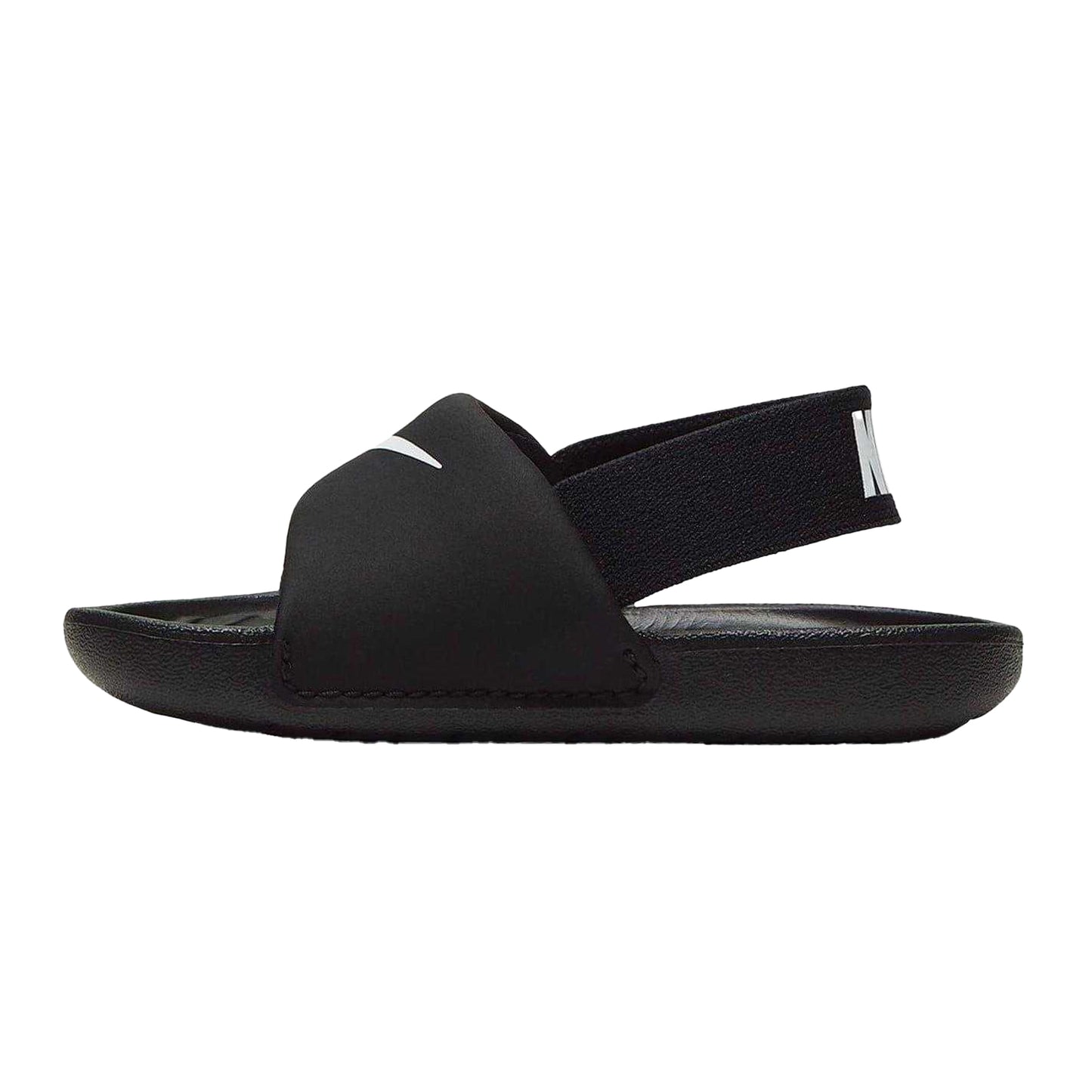 Black-White - Back - Nike Toddler Kawa Swoosh Slides