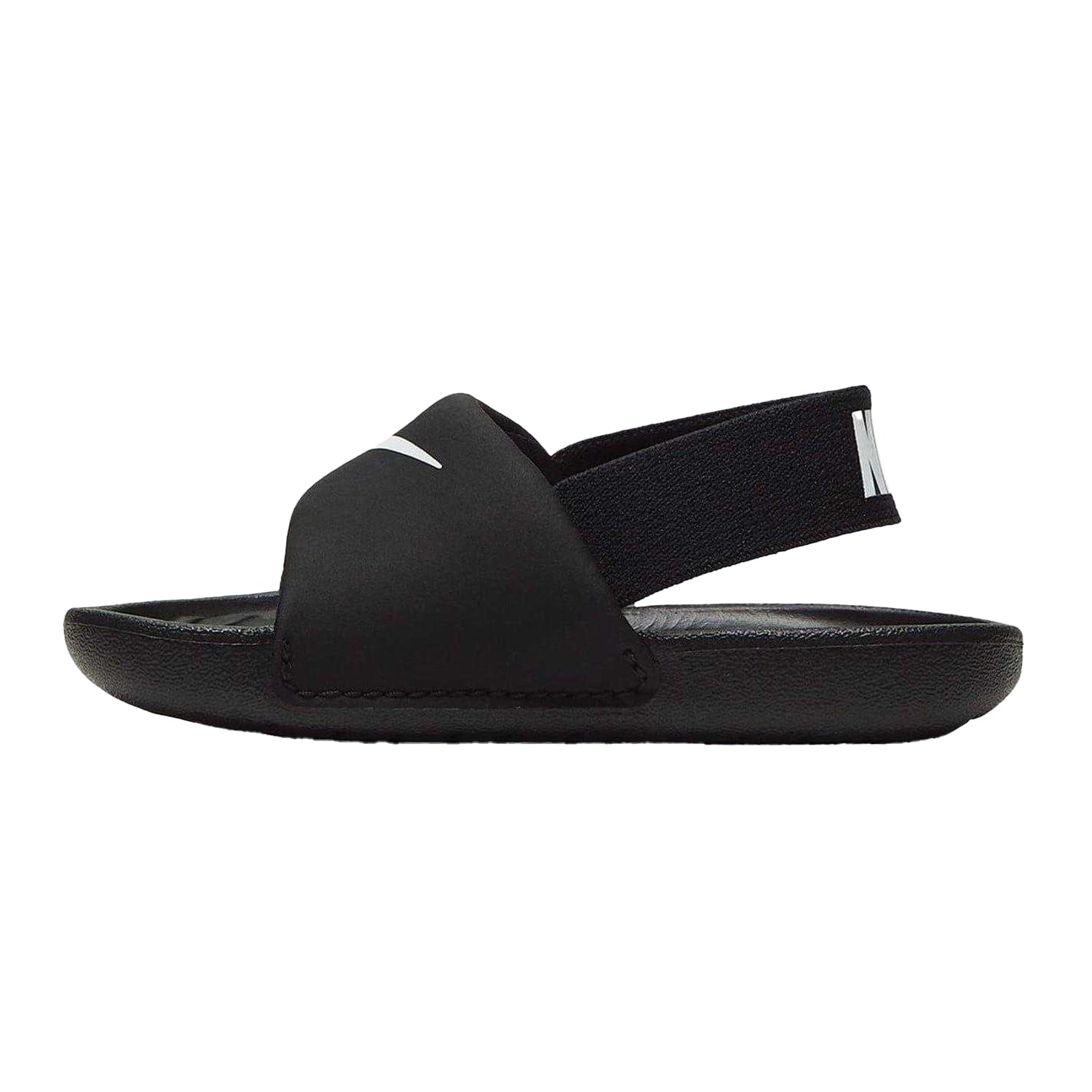 Black-White - Back - Nike Toddler Kawa Swoosh Slides
