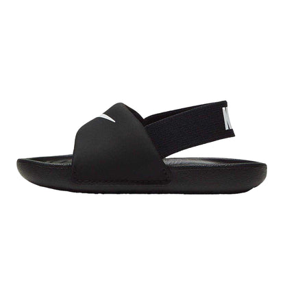 Black-White - Back - Nike Toddler Kawa Swoosh Slides