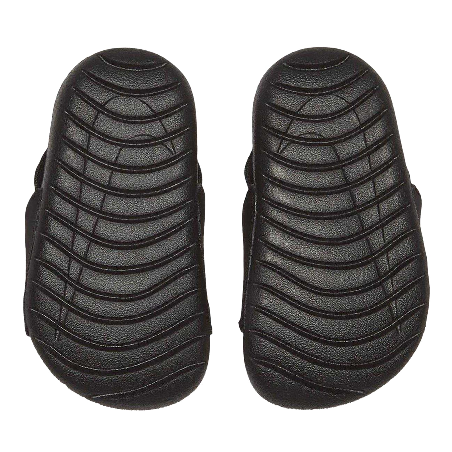Black-White - Lifestyle - Nike Toddler Kawa Swoosh Slides
