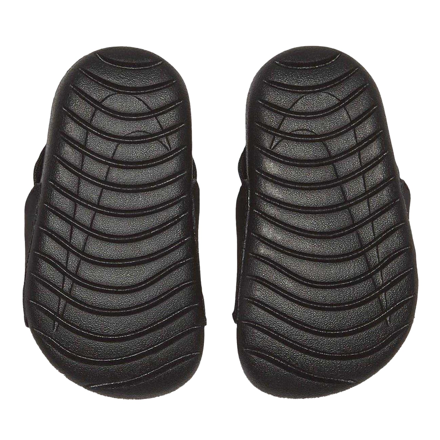 Black-White - Lifestyle - Nike Toddler Kawa Swoosh Slides