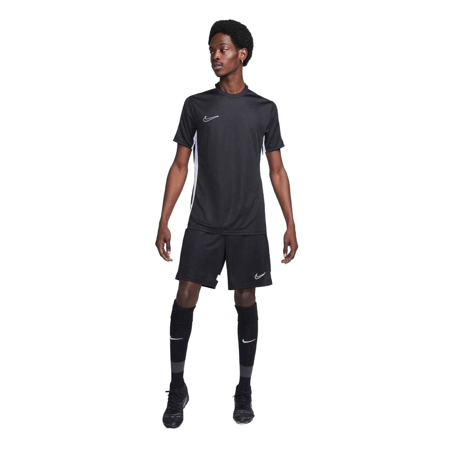 Black - Side - Nike Mens Academy Training T-Shirt