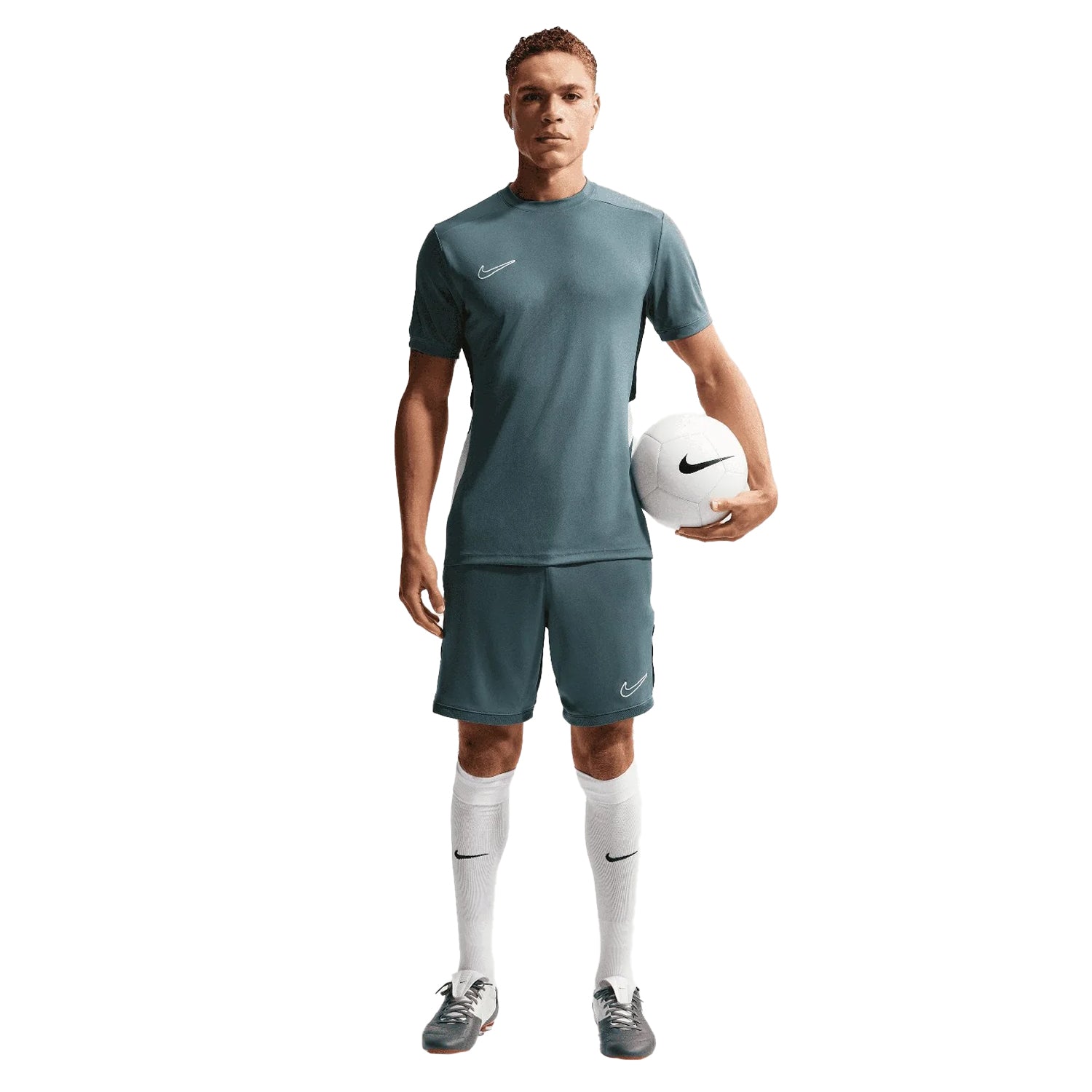 Slate-White - Side - Nike Mens Academy Training T-Shirt