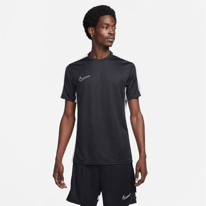 Black-White - Front - Nike Mens Academy Training T-Shirt