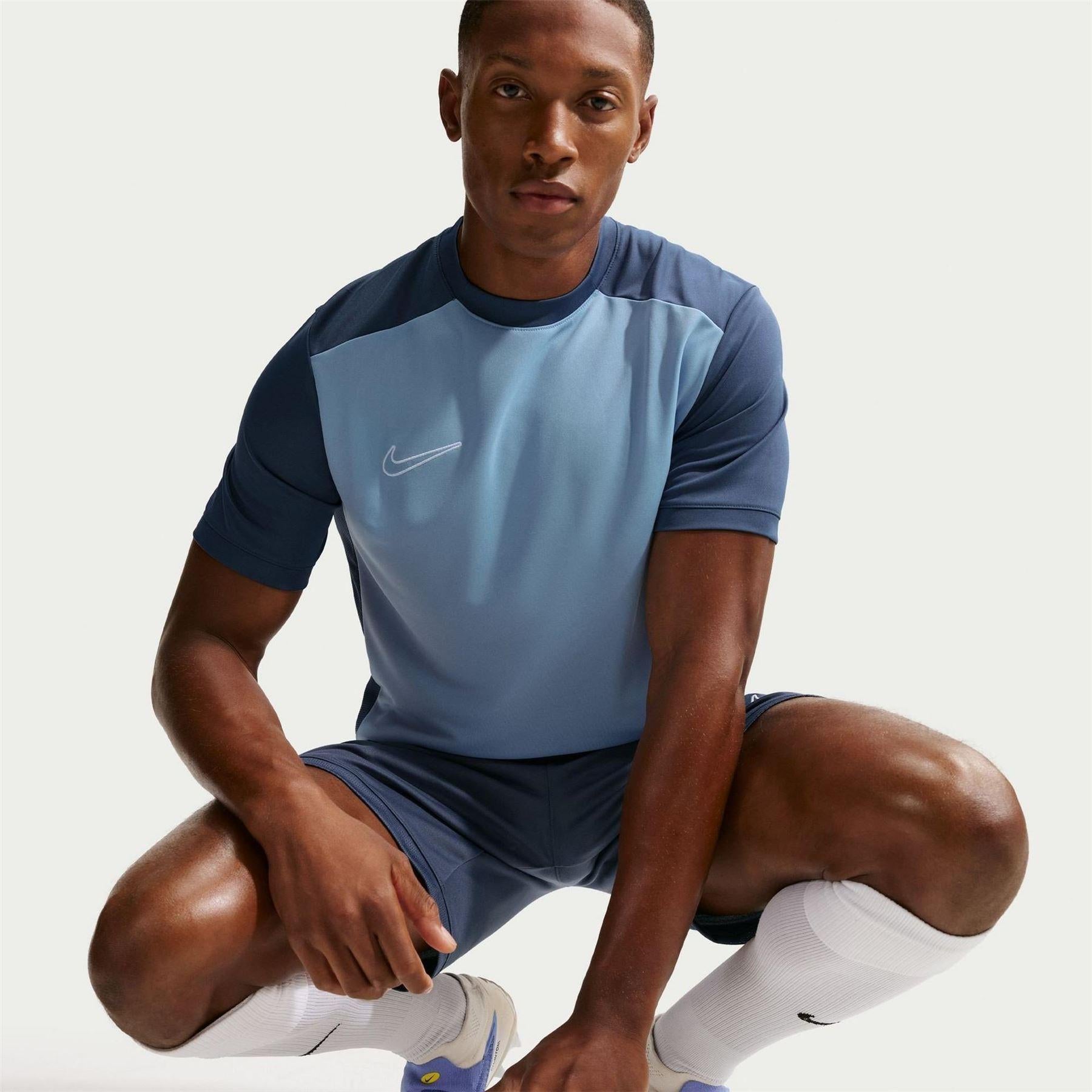 Blue - Side - Nike Mens Academy Training T-Shirt