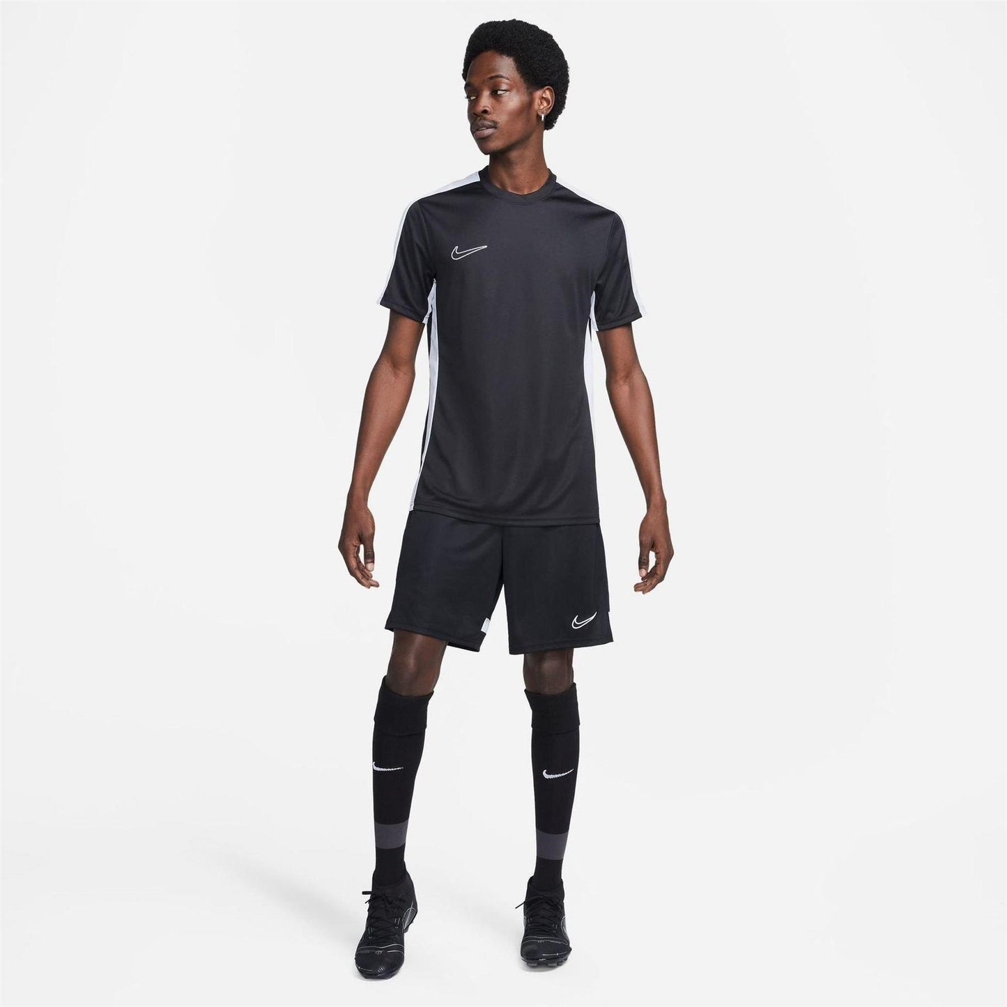 Black-White - Lifestyle - Nike Mens Academy Training T-Shirt
