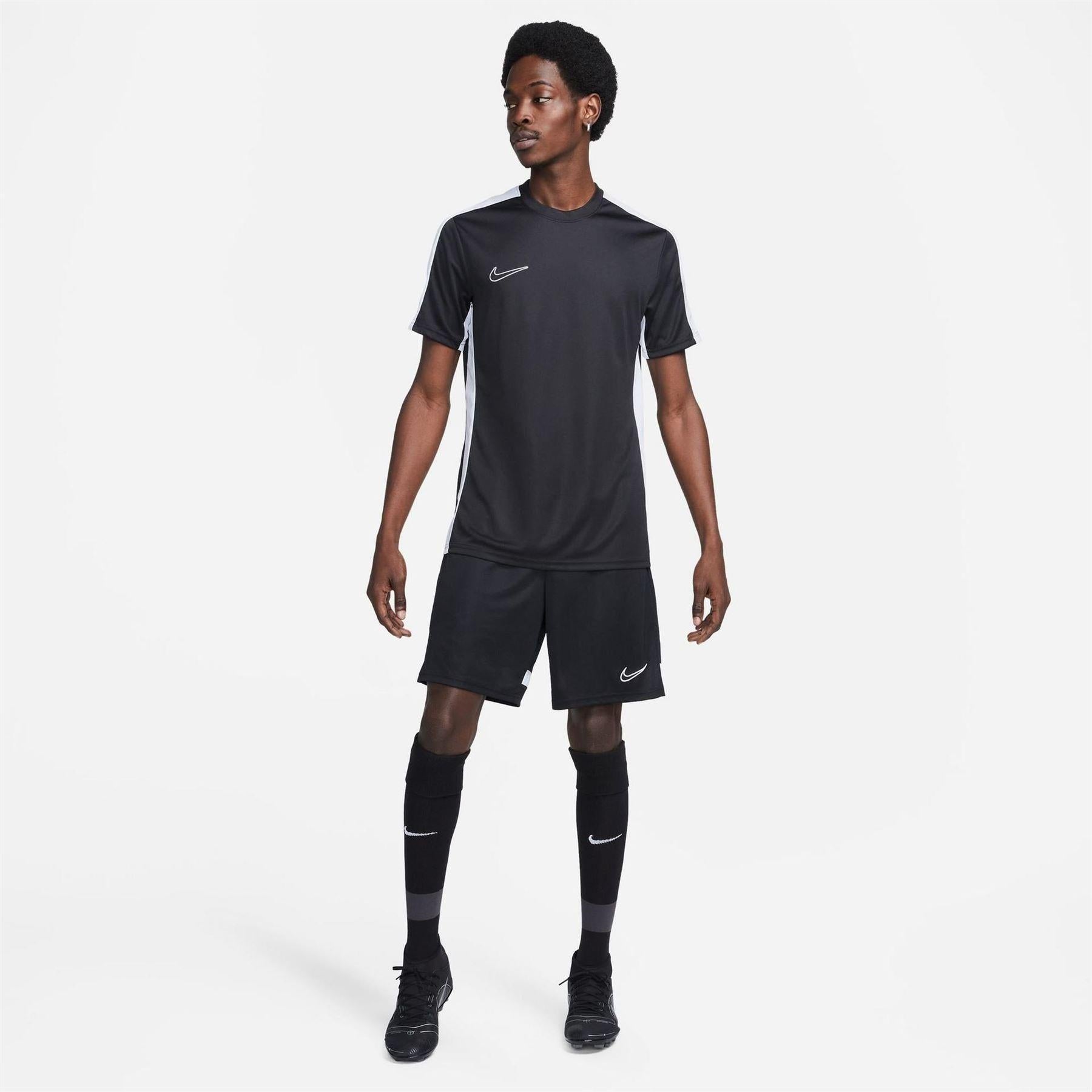 Black-White - Lifestyle - Nike Mens Academy Training T-Shirt
