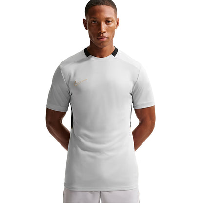 Grey-Gold - Front - Nike Mens Academy Training T-Shirt