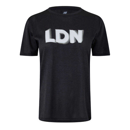 Black - Front - New Balance Womens-Ladies Breathable T-Shirt