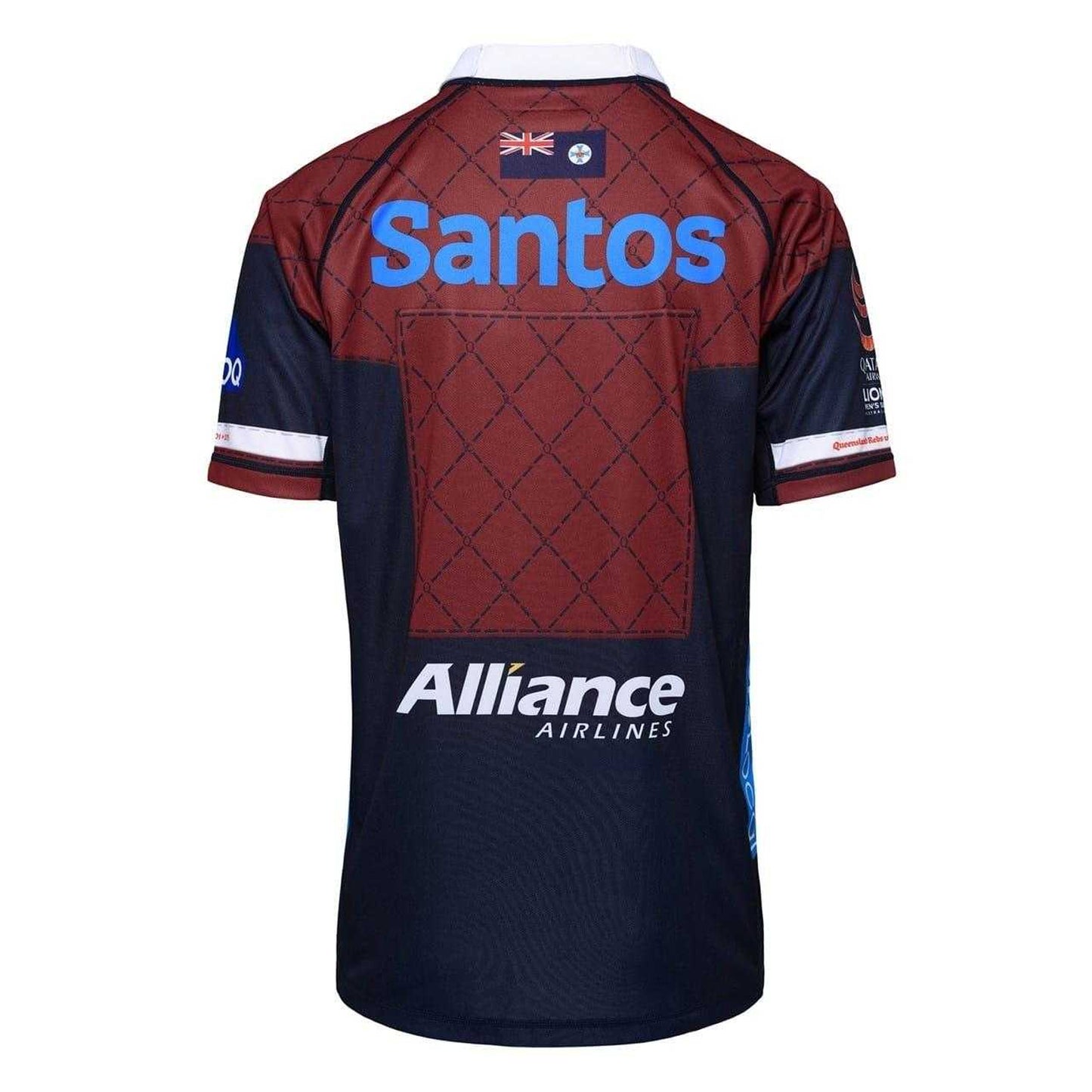 Navy - Back - Canterbury Unisex Adult Quilted Rugby Shirt