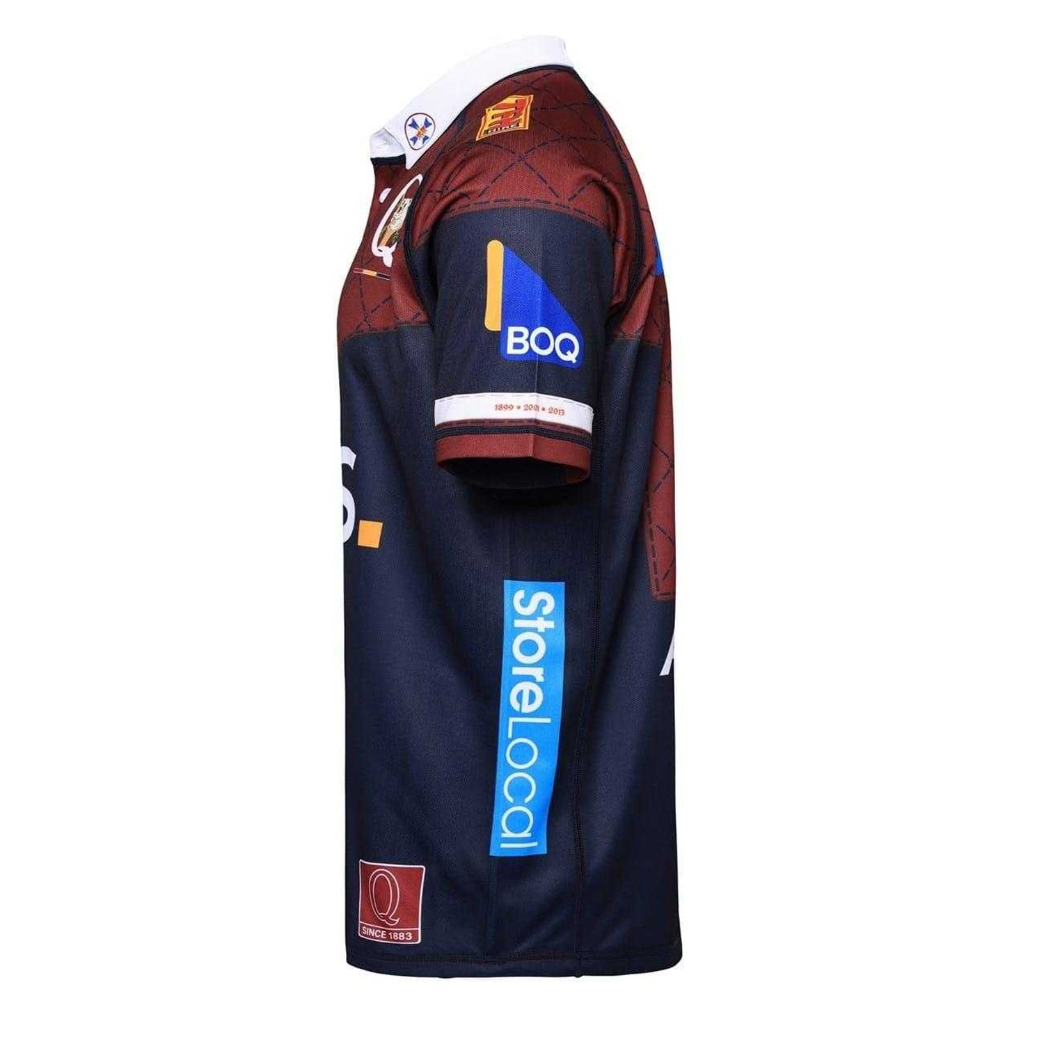 Navy - Side - Canterbury Unisex Adult Quilted Rugby Shirt