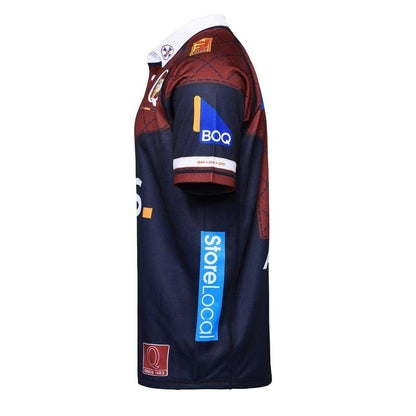 Navy - Side - Canterbury Unisex Adult Quilted Rugby Shirt