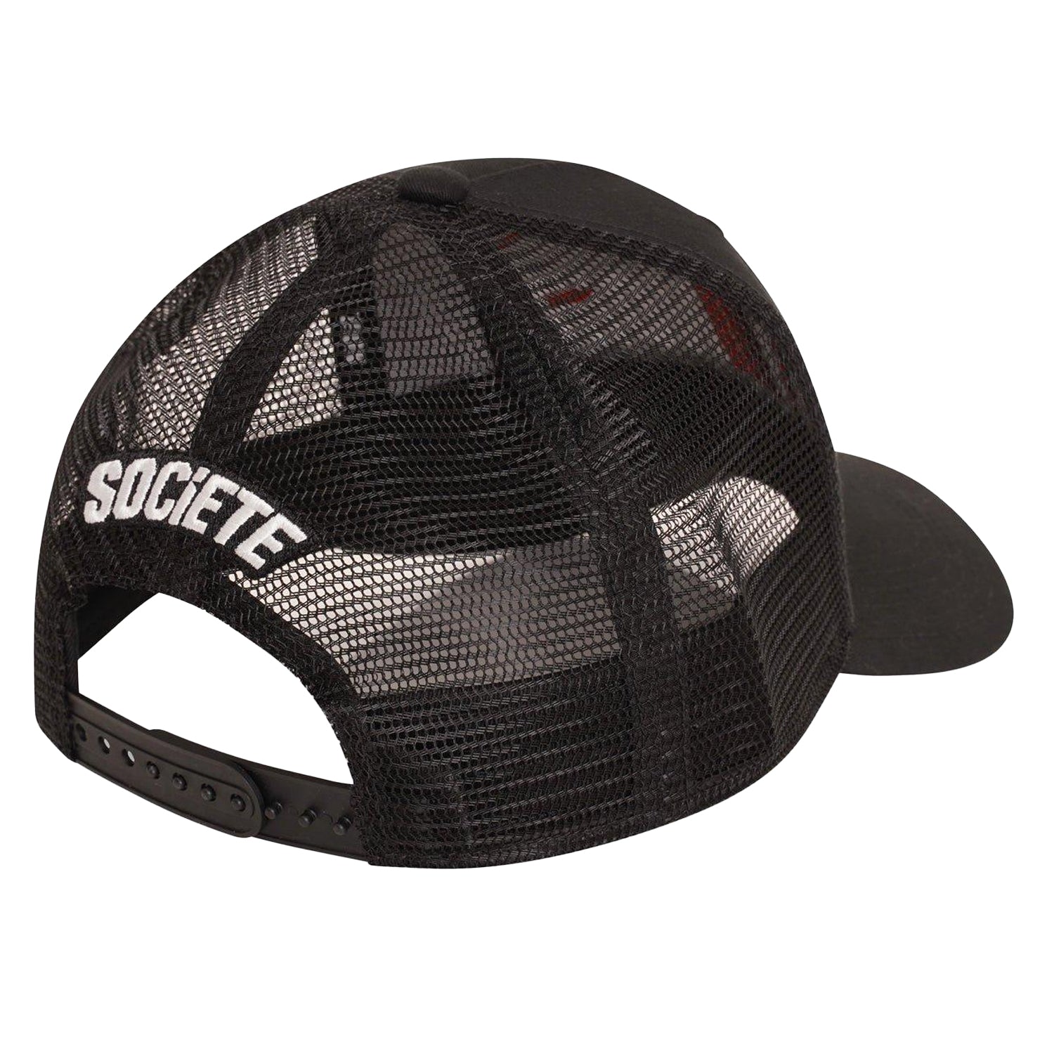 Black - Back - Societe Noir Mens Ombre Trucker Cap