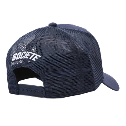 Navy - Back - Societe Noir Mens Ombre Trucker Cap
