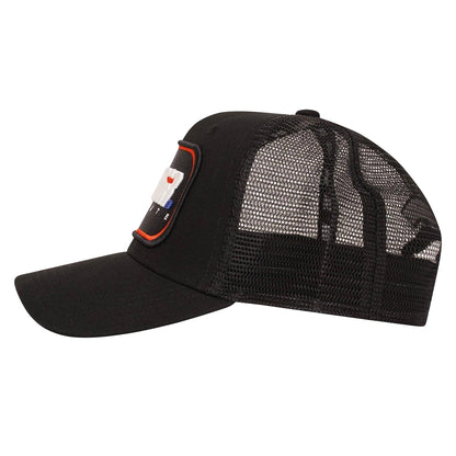 Black - Side - Societe Noir Mens Ombre Trucker Cap