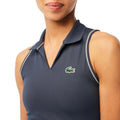 Blue - Side - Lacoste Womens-Ladies Sports Bra