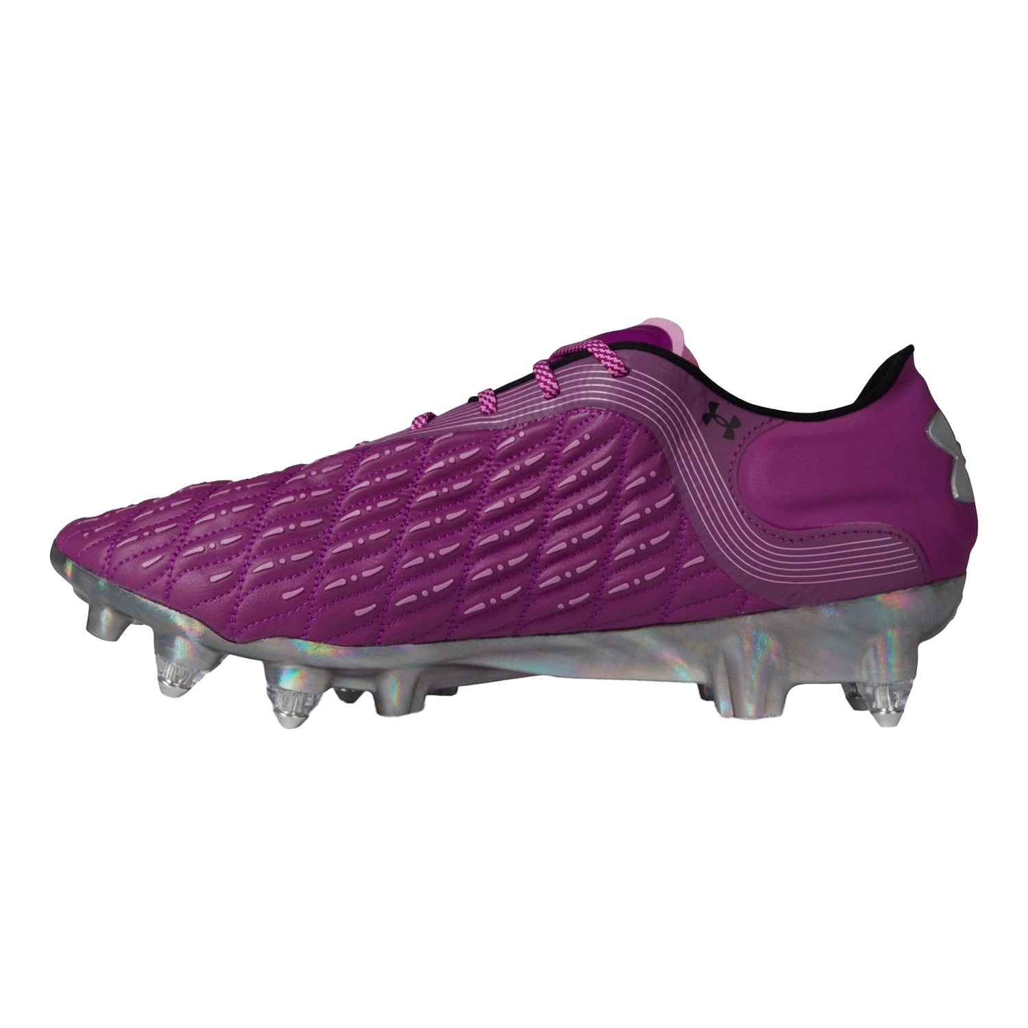 Purple - Back - Under Armour Unisex Adult Elite Hybrid Football Boots