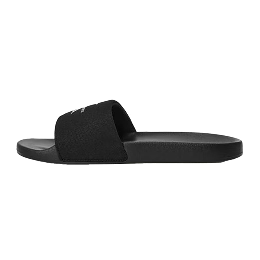Black - Back - Calvin Klein Womens-Ladies Jeans Logo Sliders