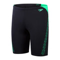 Navy-Green - Front - Speedo Mens Hyper Boom Splice Jammer Shorts