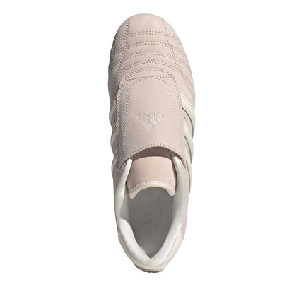 Wonder Mauve - Lifestyle - Adidas Womens-Ladies 3 Stripes Leather Flat Trainers