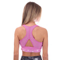 Lilac - Back - Adidas Womens-Ladies Performance Powerreact Sports Bra