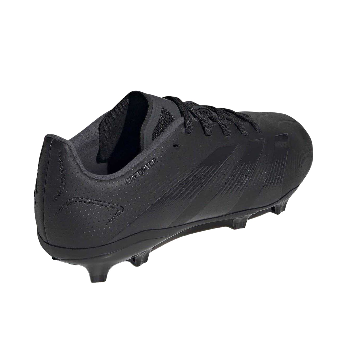 Black-Grey - Back - Adidas Childrens-Kids Predator 24 League Firm Ground Football Boots