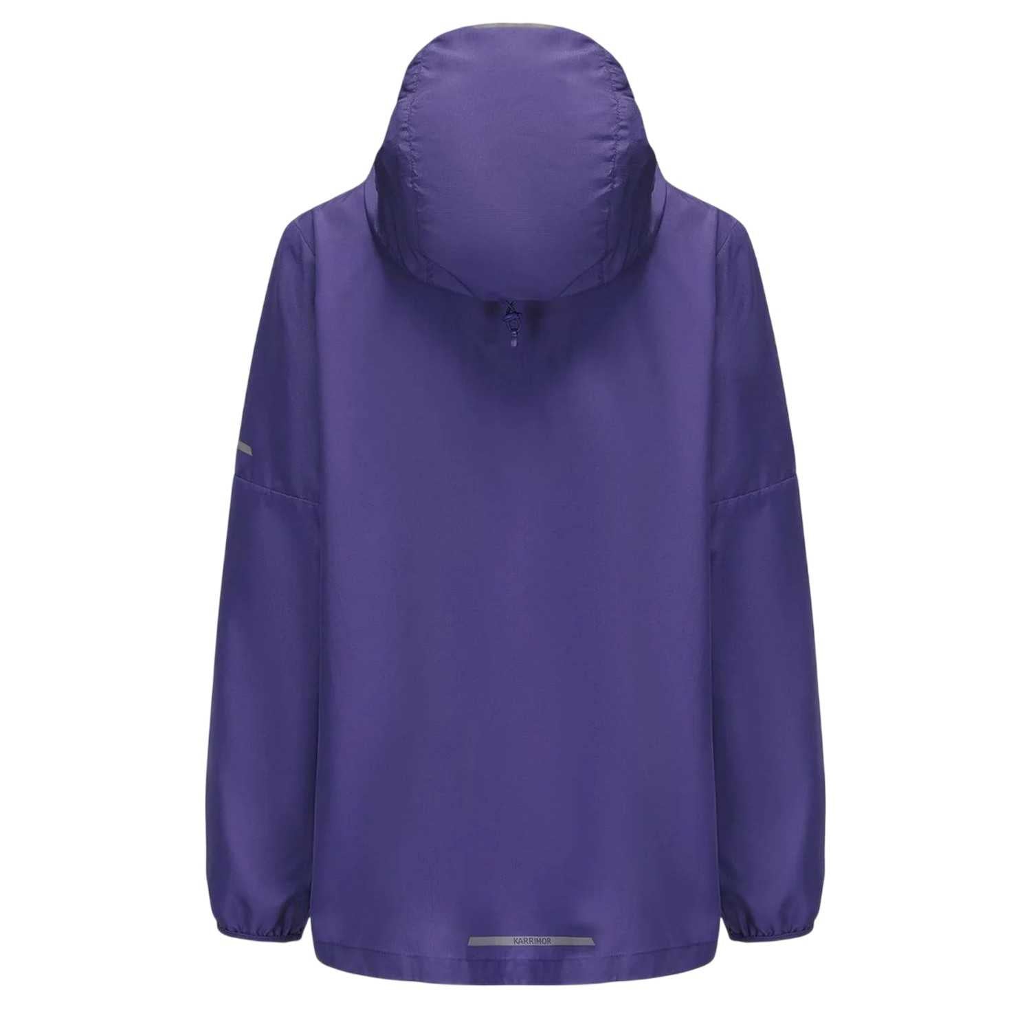 Purple - Back - Karrimor Womens-Ladies Performance Hooded Track Jacket