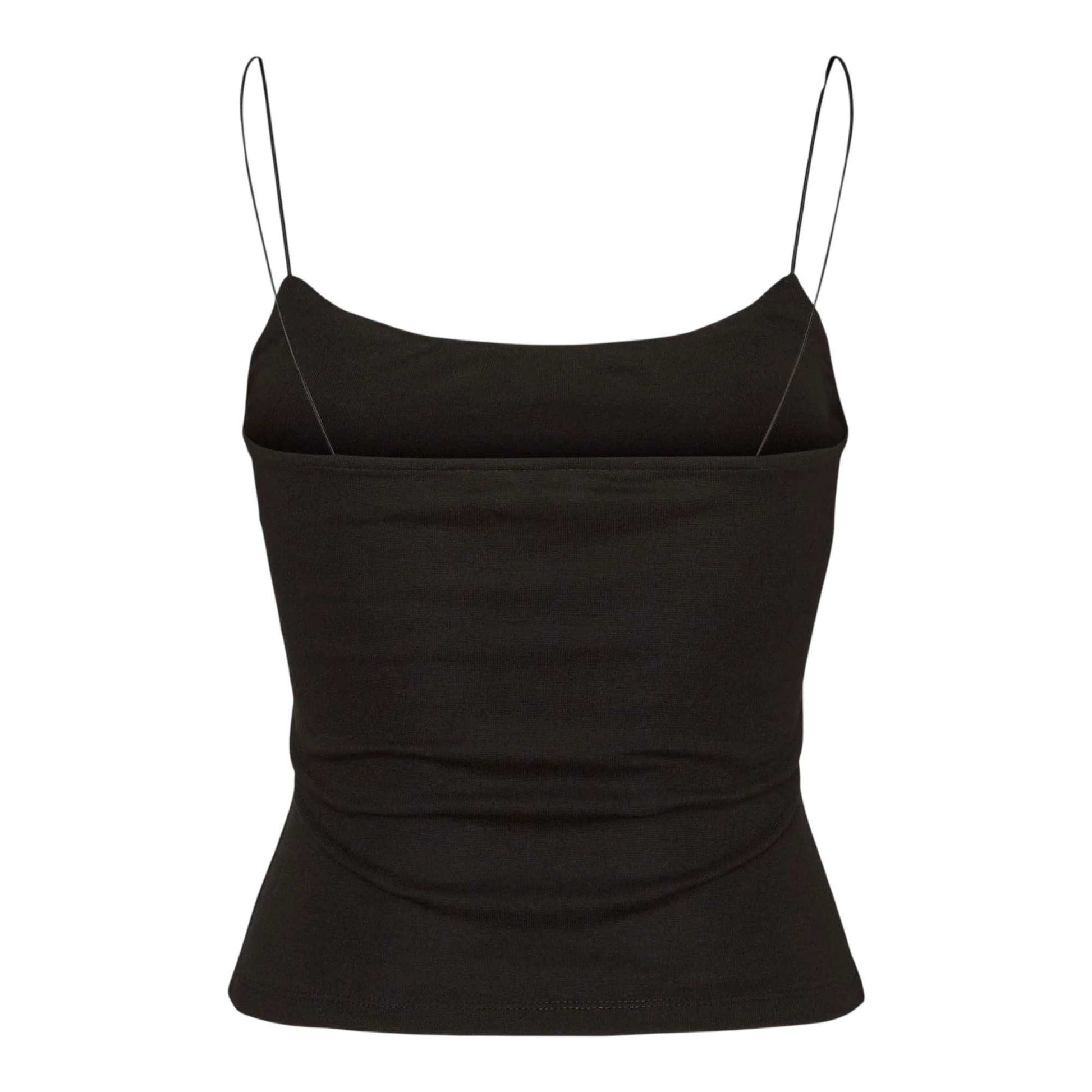 Black - Back - Vero Moda Womens-Ladies Slim Spaghetti Strap Camisole
