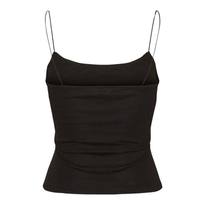 Black - Back - Vero Moda Womens-Ladies Slim Spaghetti Strap Camisole