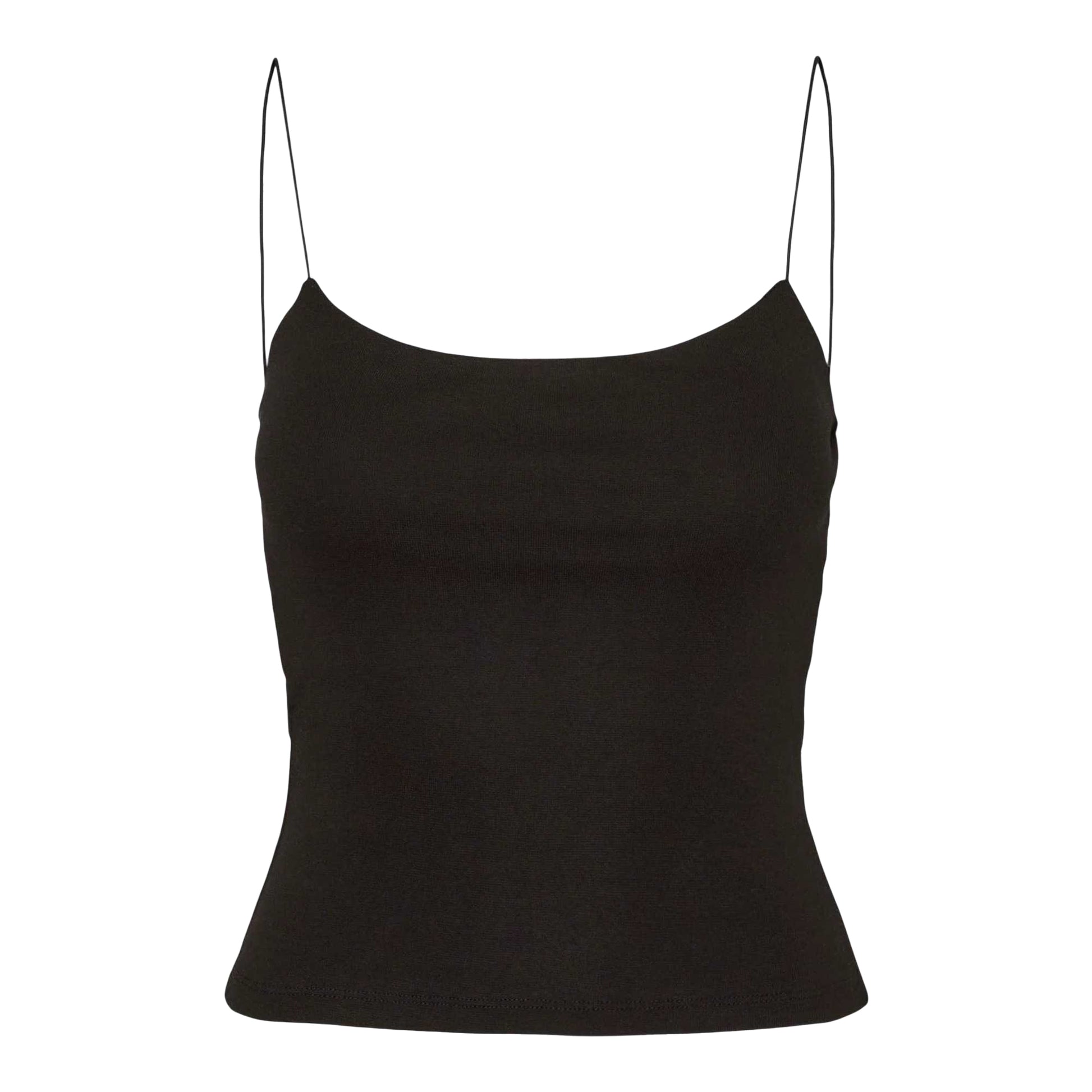 Black - Front - Vero Moda Womens-Ladies Slim Spaghetti Strap Camisole