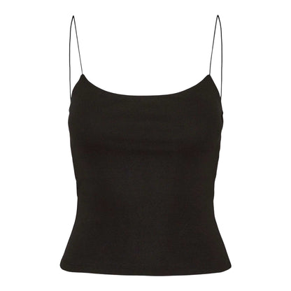 Black - Front - Vero Moda Womens-Ladies Slim Spaghetti Strap Camisole
