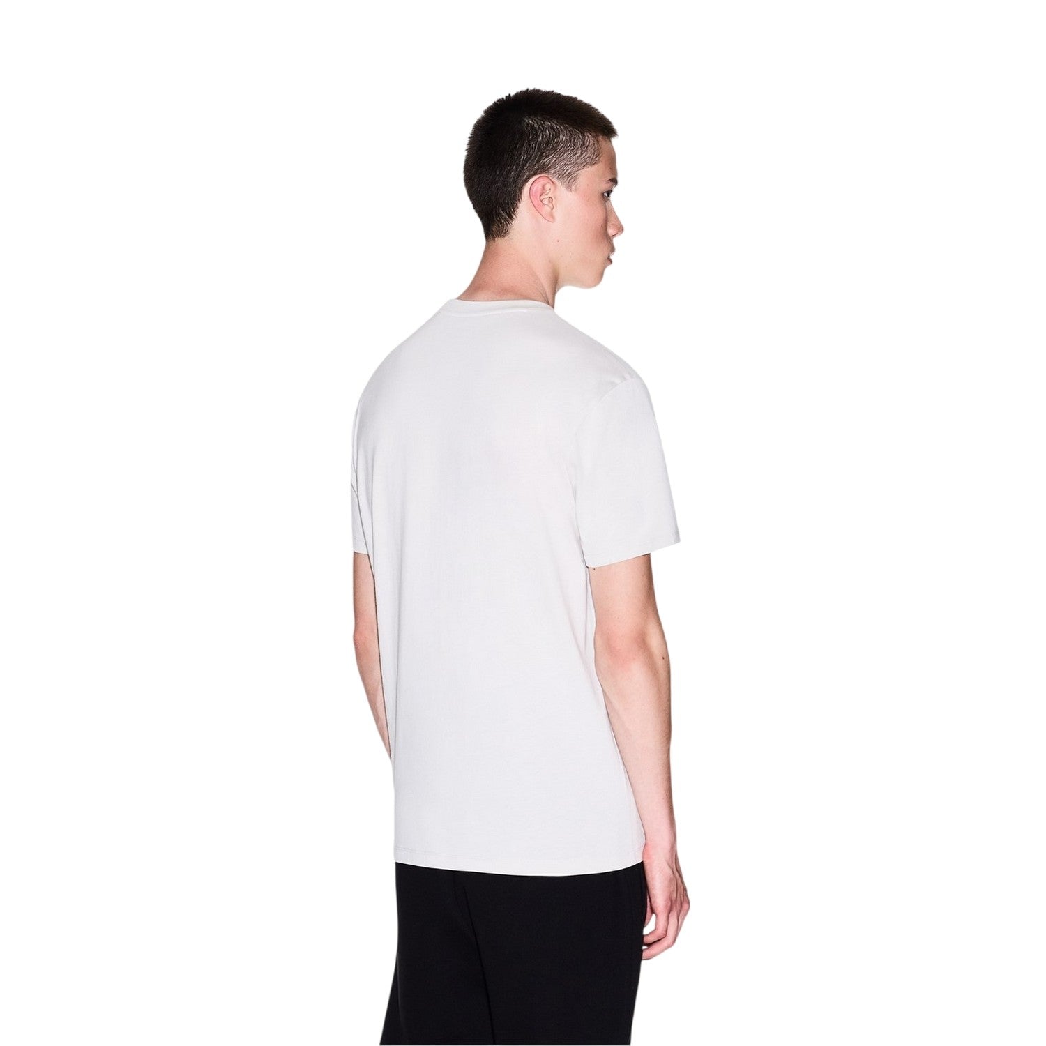 White - Back - Armani Exchange Unisex Adult T-Shirt