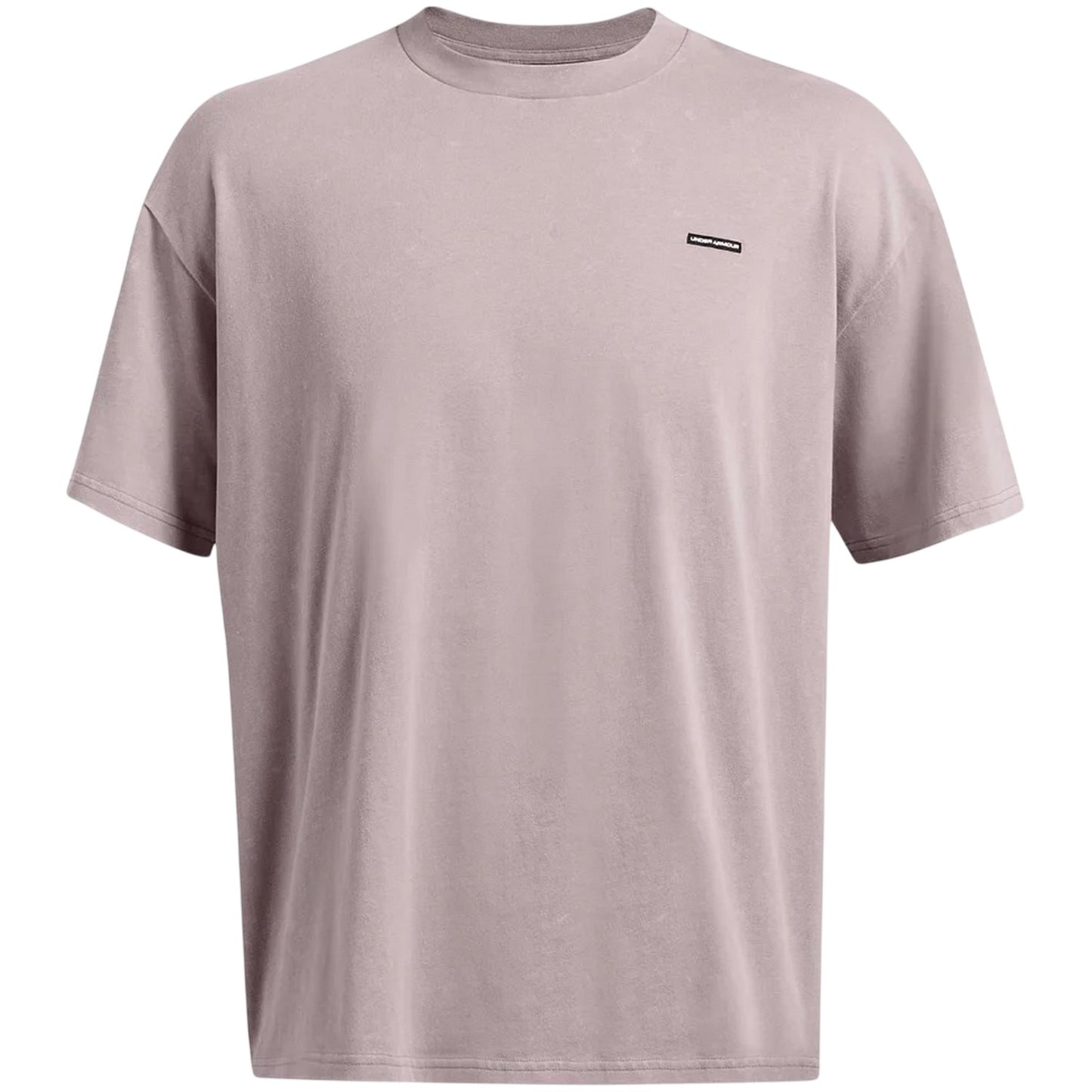 Gray Dawn - Front - Under Armour Mens Washed Logo Oversized T-Shirt