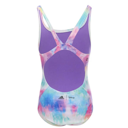 Multicoloured - Back - Adidas Girls Daisy Duck Disney All-Over Print One Piece Swimsuit