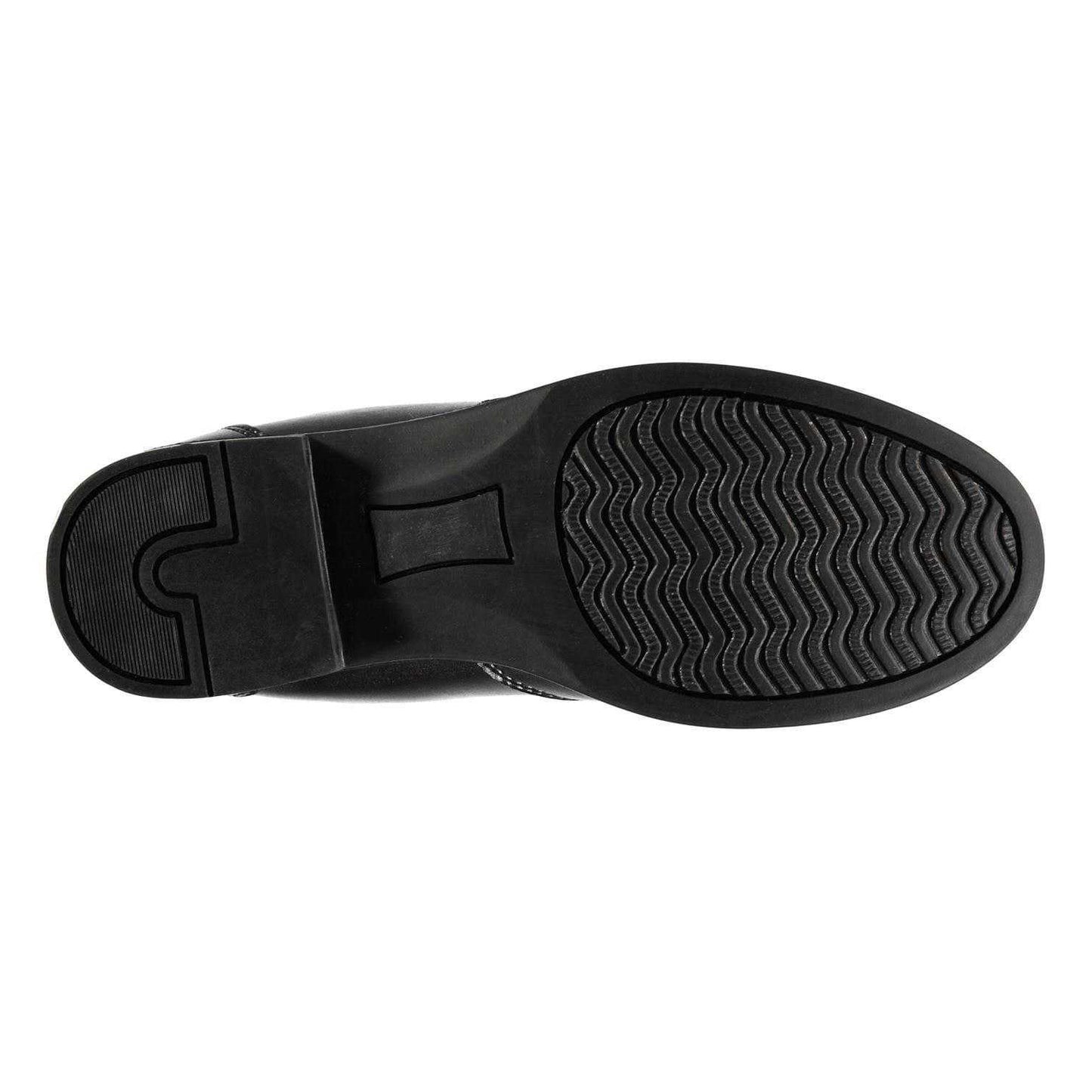 Black - Side - Requisite Womens-Ladies Aspen Low Heel Jodhpur Boots
