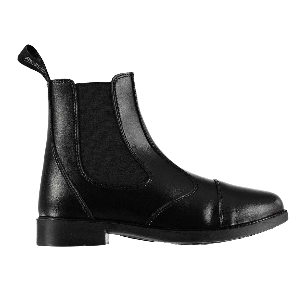 Black - Front - Requisite Womens-Ladies Aspen Low Heel Jodhpur Boots