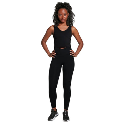 Black - Side - MyProtein Womens-Ladies Fitted Sleeveless Vest Top