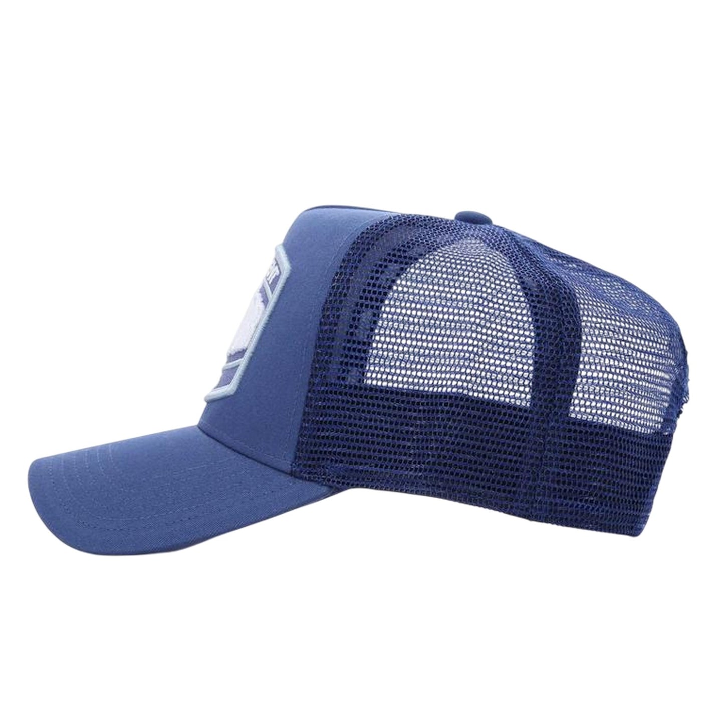 Royal Blue - Side - Societe Noir Unisex Adult Trucker Cap