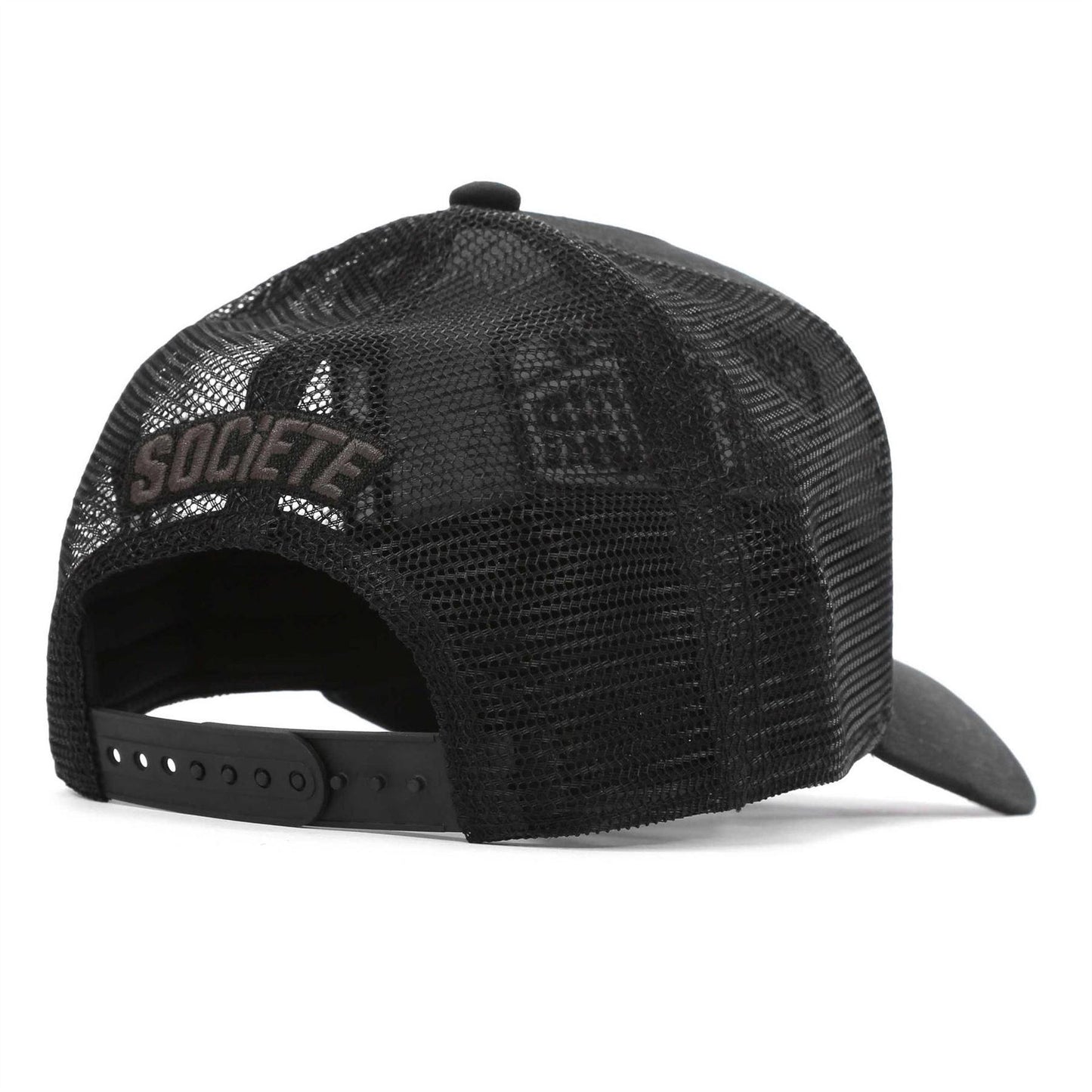 Black - Back - Societe Noir Unisex Adult Trucker Cap