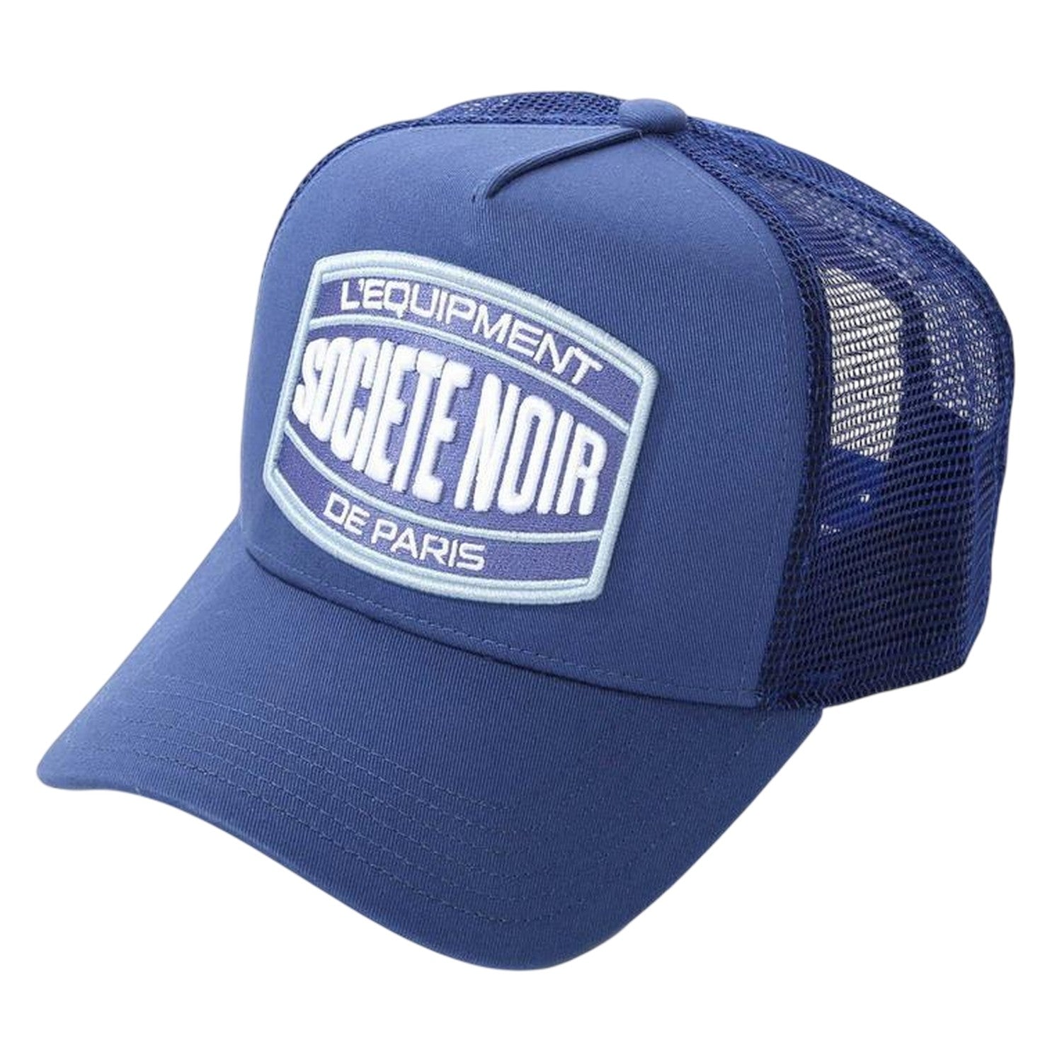 Royal Blue - Front - Societe Noir Unisex Adult Trucker Cap