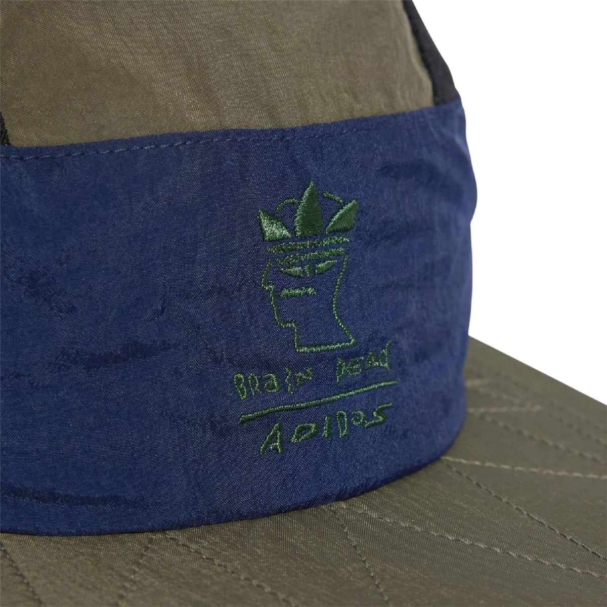 Grey-Blue - Side - Adidas Unisex Adult Brain Dead Cap