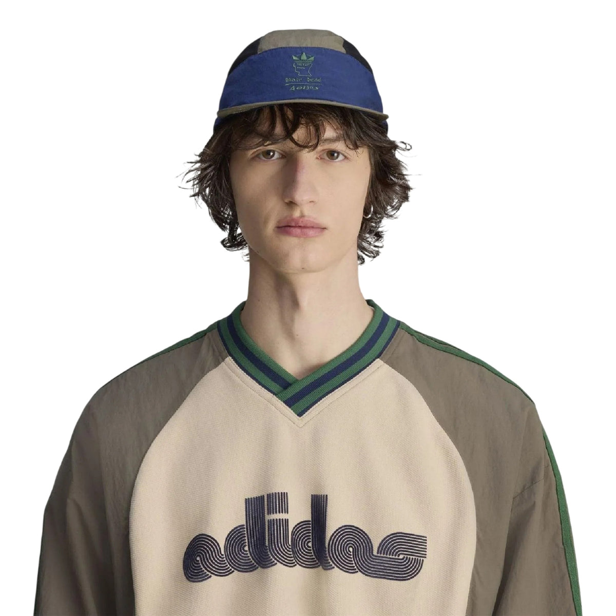 Grey-Blue - Pack Shot - Adidas Unisex Adult Brain Dead Cap