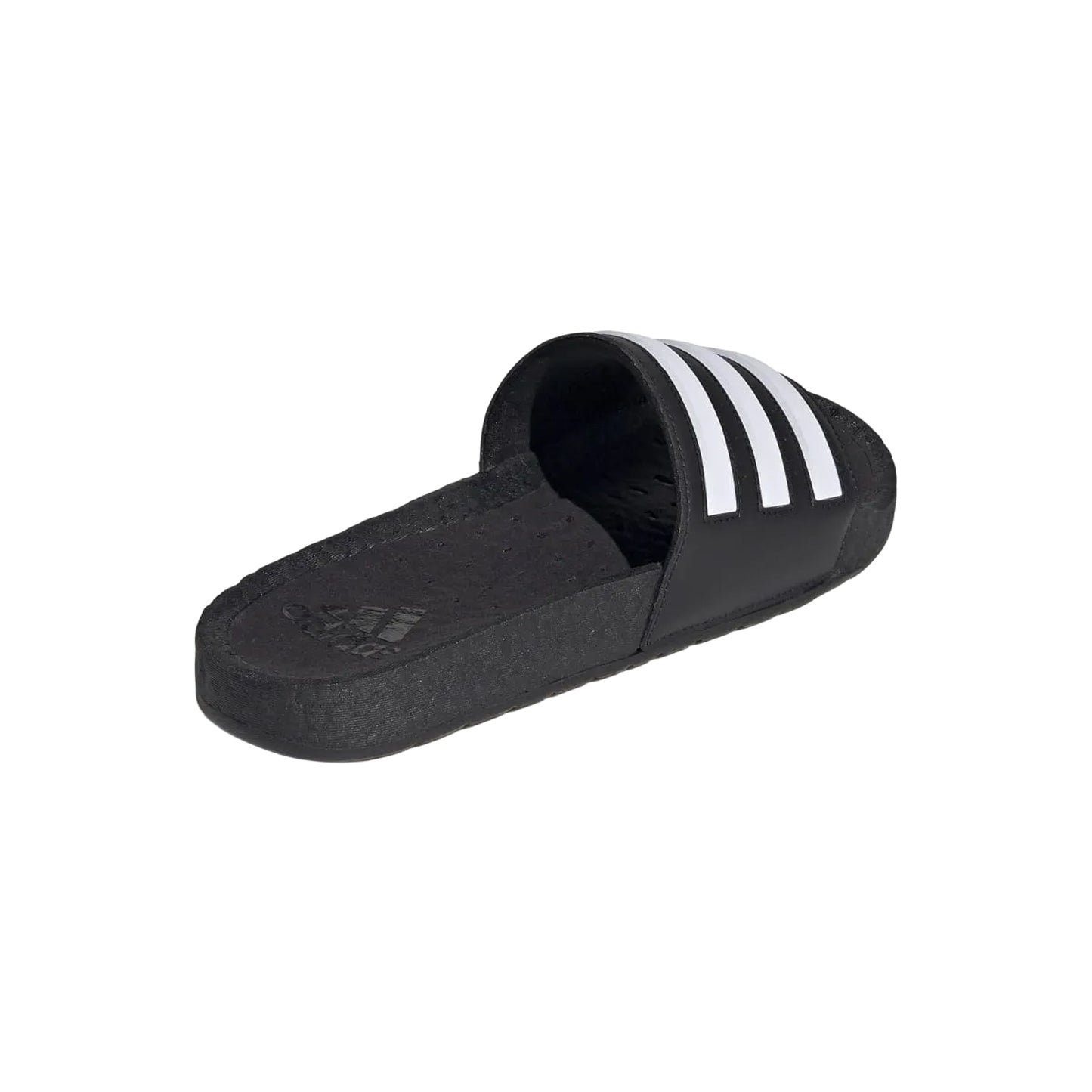 Black-White - Back - Adidas Womens-Ladies Adilette Boost Sliders