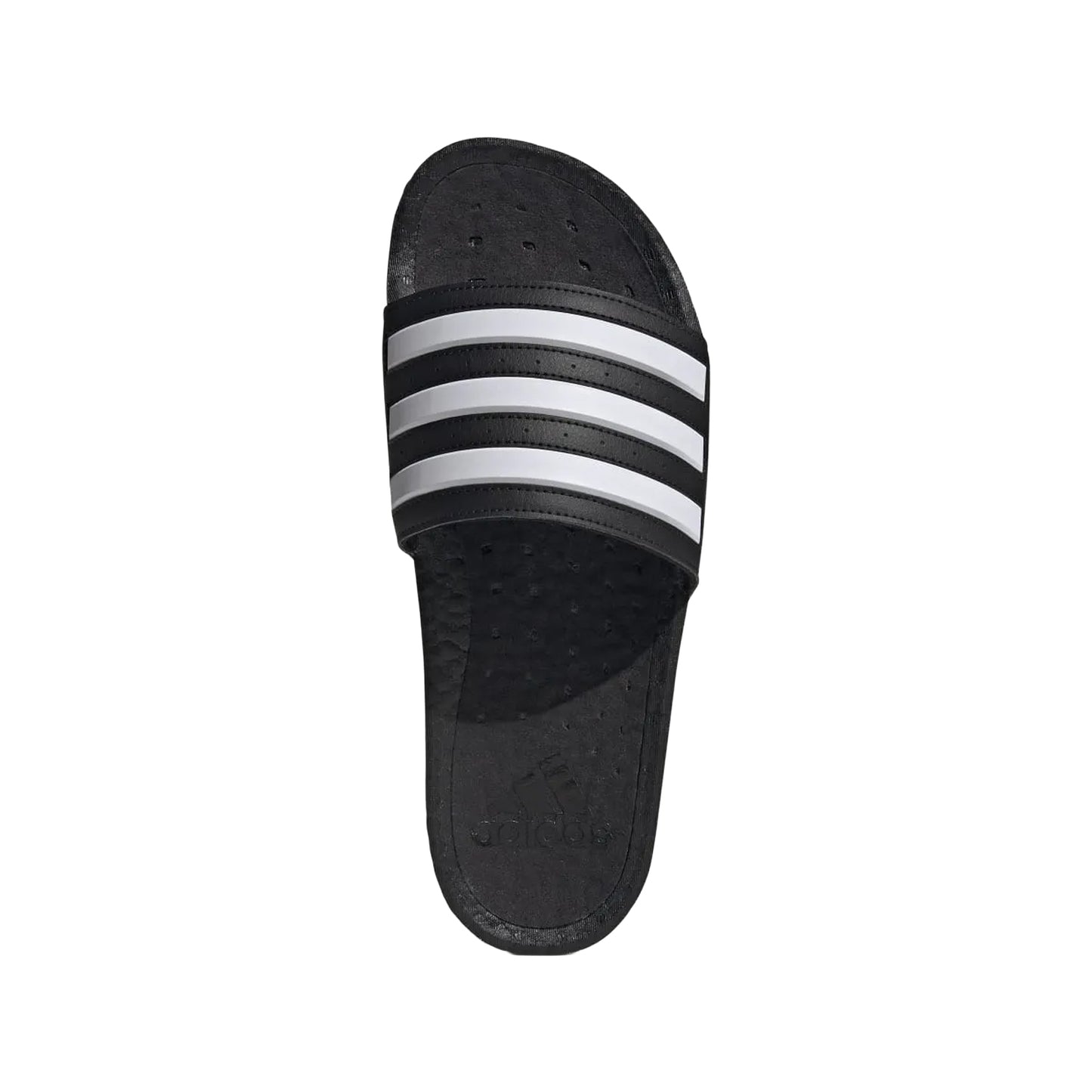 Black-White - Pack Shot - Adidas Womens-Ladies Adilette Boost Sliders