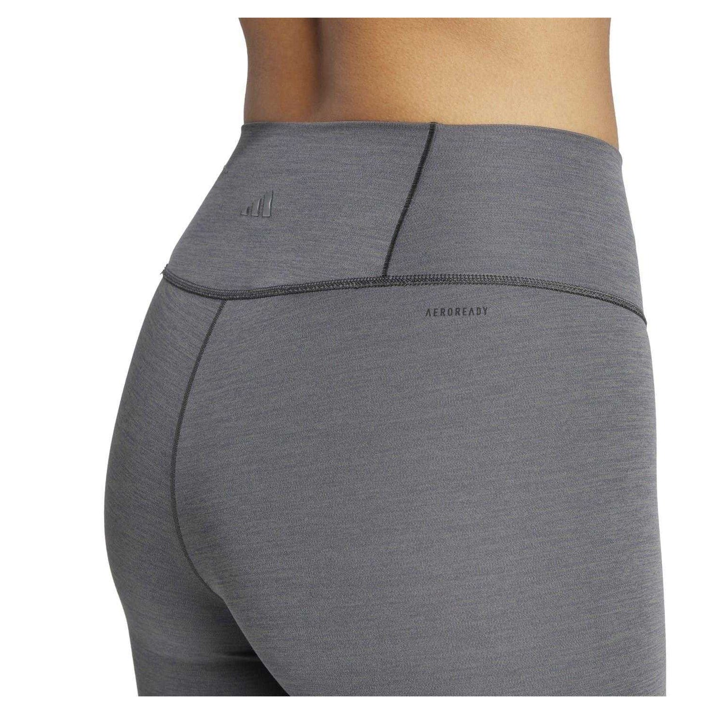 Dark Grey - Side - Adidas Womens-Ladies All Me Leggings