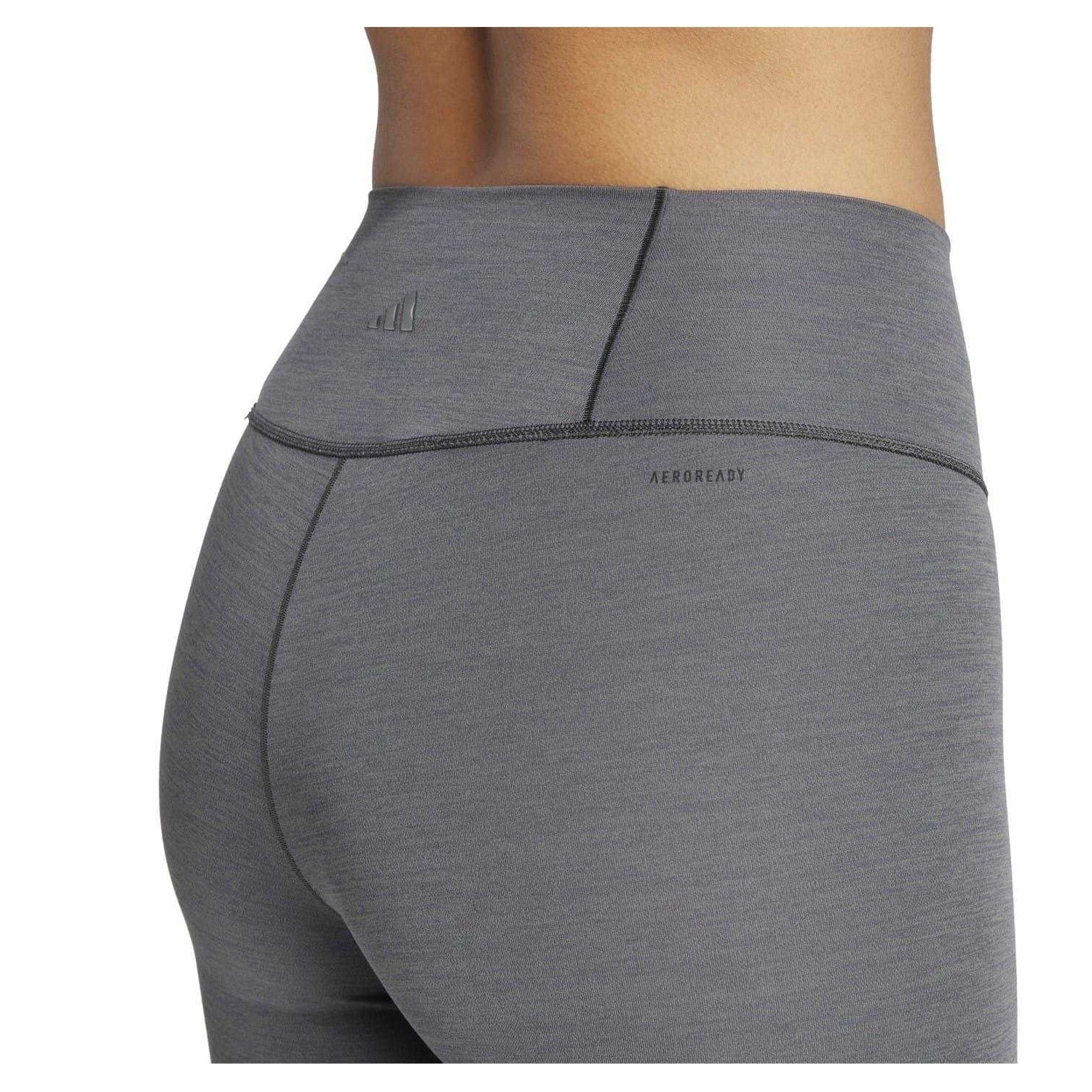Dark Grey - Side - Adidas Womens-Ladies All Me Leggings