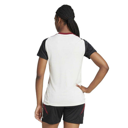Off White-Black - Lifestyle - Adidas Womens-Ladies Training Football Shirt