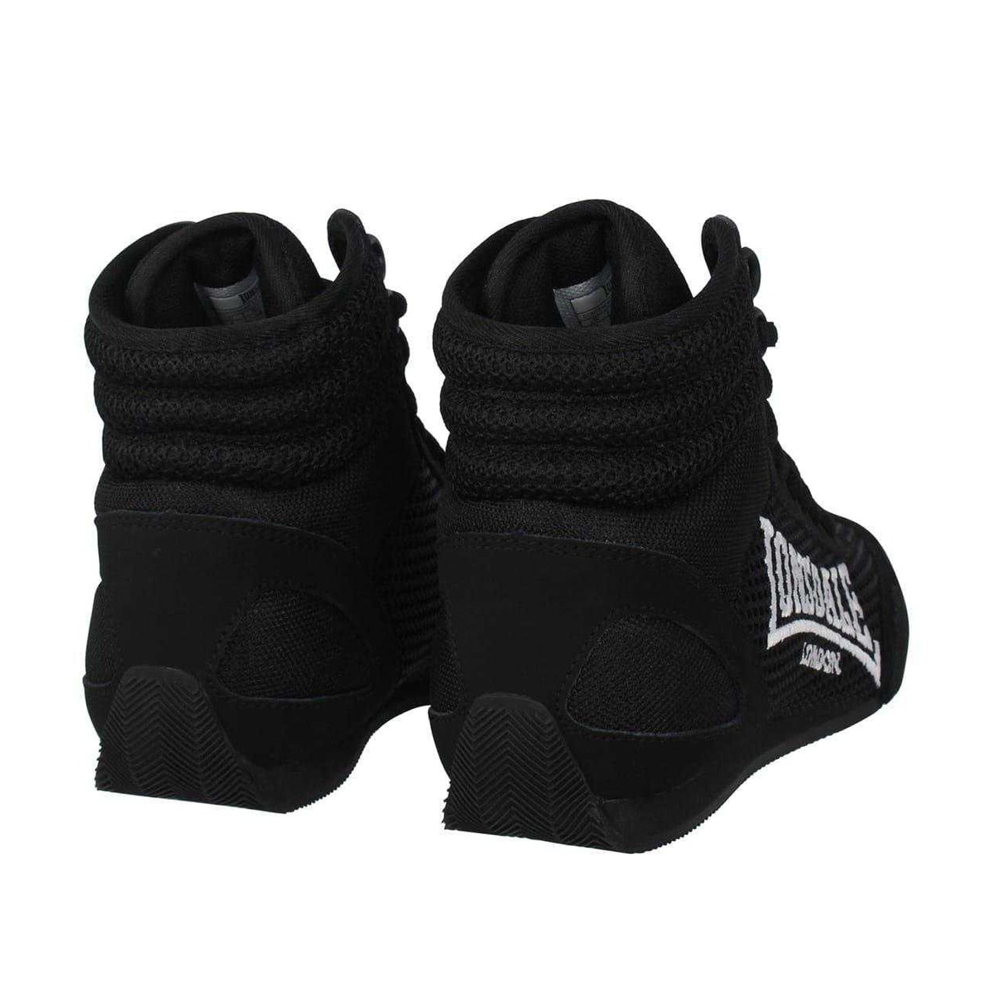 Black - Back - Lonsdale Childrens-Kids Contender Boxing Boots