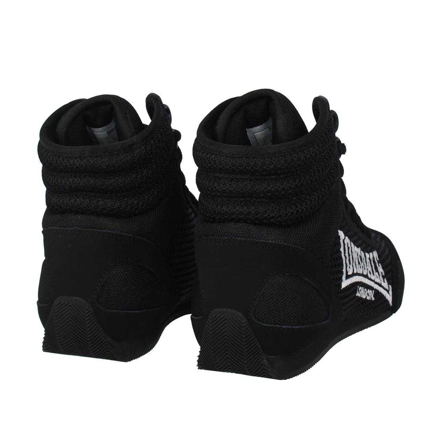 Black - Back - Lonsdale Childrens-Kids Contender Boxing Boots
