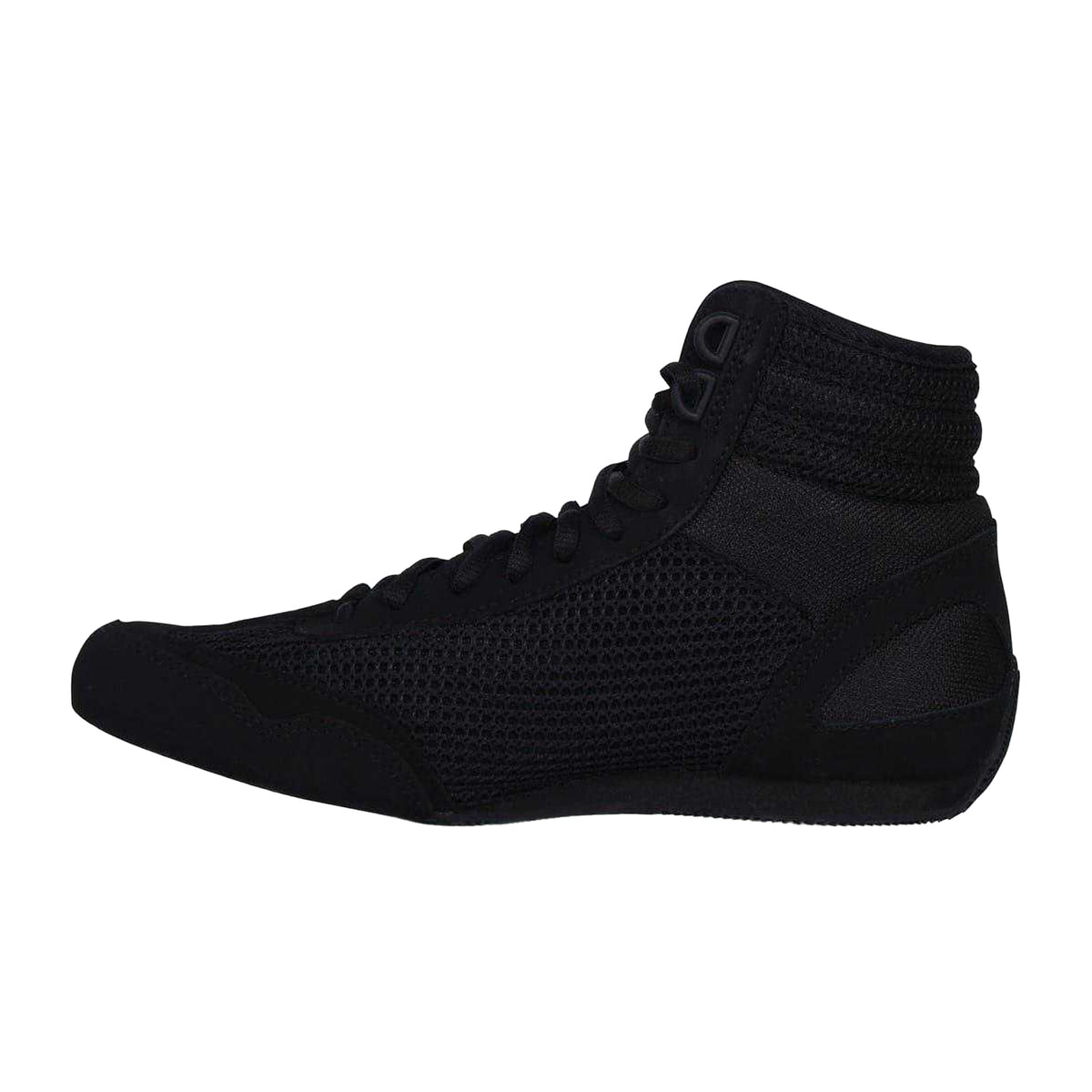Black - Side - Lonsdale Childrens-Kids Contender Boxing Boots
